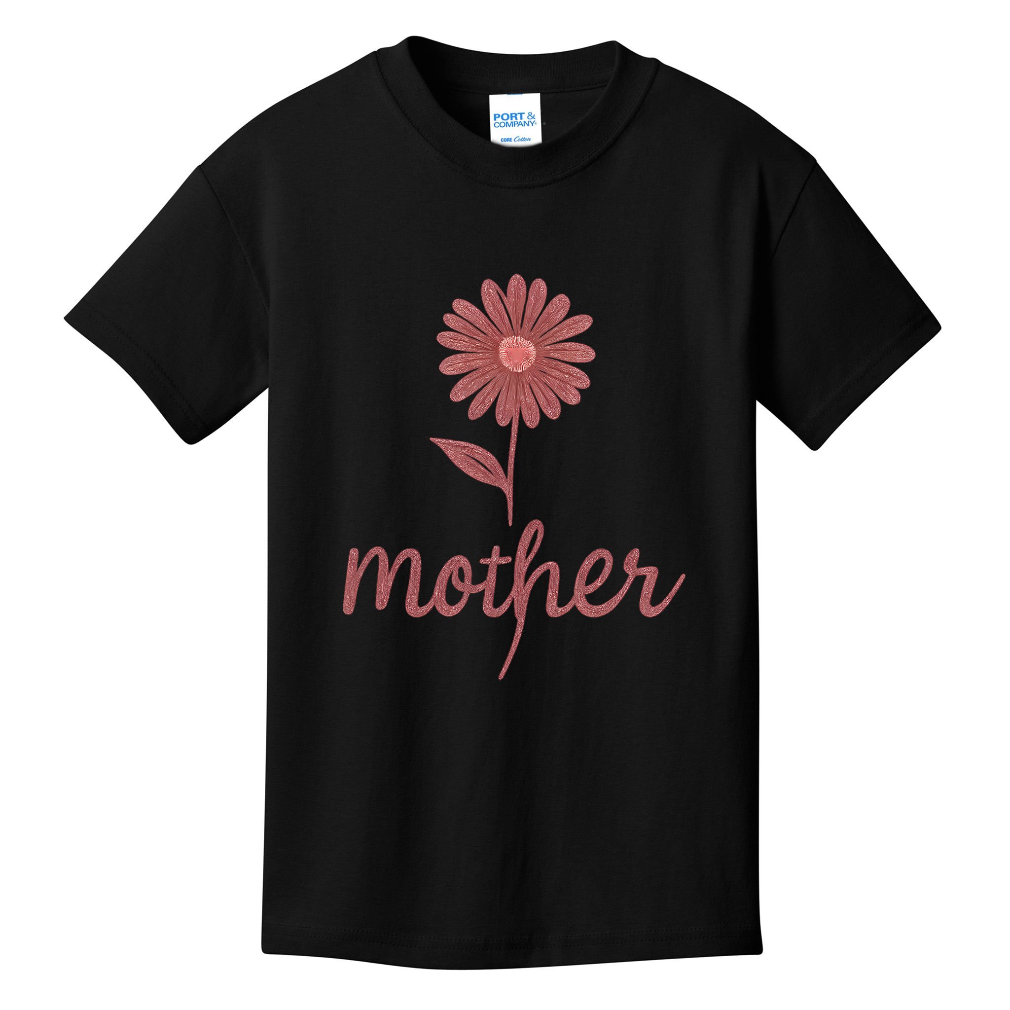 Mother Flower Art Kids T-Shirt