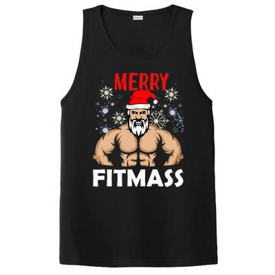 Merry Fitmas and Happy New Year  Santa Lifting Christmas  PosiCharge Competitor Tank