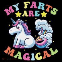 My Farts Are Magical Funny Farting Unicorn 16 in Basic Backpack
