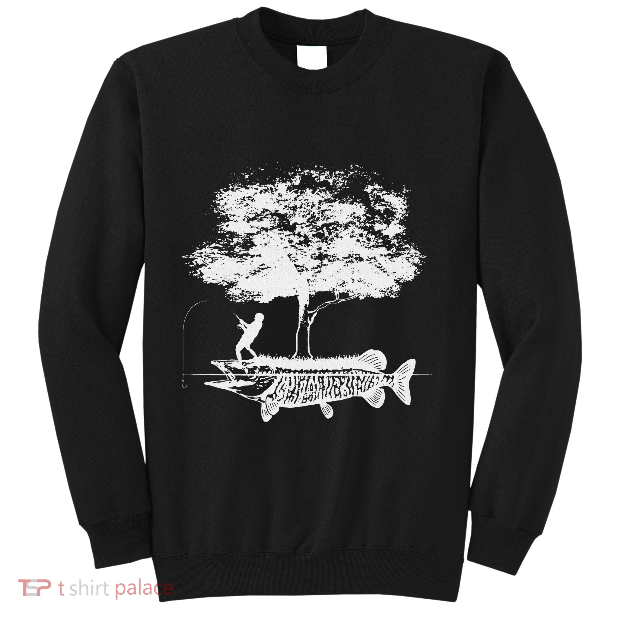 Musky Fish Artistic Love Muskie Fishing Gift Sweatshirt