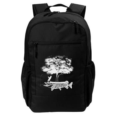 Musky Fish Artistic Love Muskie Fishing Gift Backpack