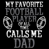 My Favorite American Football Player Calls Me Dad Papa 7-Panel Snapback Hat