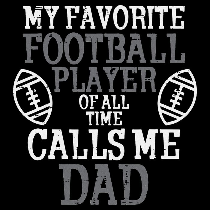 My Favorite American Football Player Calls Me Dad Papa 7-Panel Snapback Hat