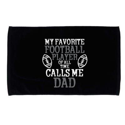 My Favorite American Football Player Calls Me Dad Papa Microfiber Hand Towel