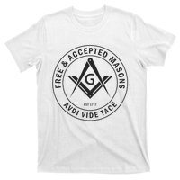 Masonic F & Am Square & Compass Stealth Modern Freemason T-Shirt