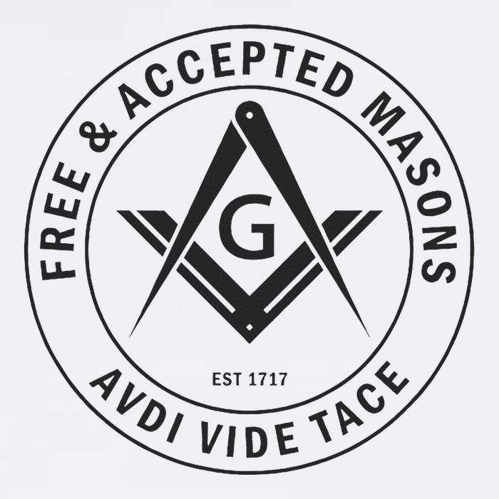 Masonic F & Am Square & Compass Stealth Modern Freemason Flat Bill Trucker Hat