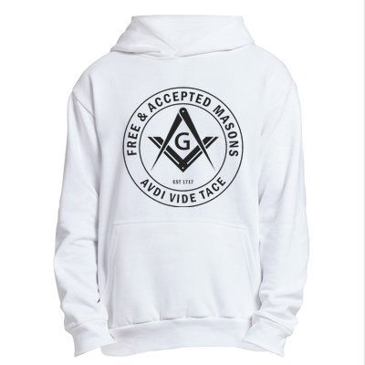 Masonic F & Am Square & Compass Stealth Modern Freemason Urban Pullover Hoodie