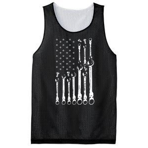 Mechanic Flag American Patriotic Flag Car Mechanic Usa Flag Mesh Reversible Basketball Jersey Tank