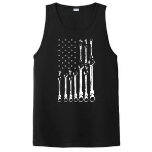 Mechanic Flag American Patriotic Flag Car Mechanic Usa Flag PosiCharge Competitor Tank