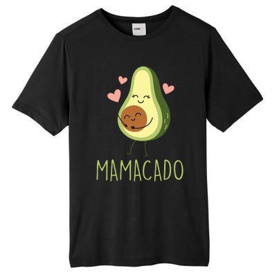 Mamacado Funny Avocado Mom Gifts For Pregnancy Announcement Tall Fusion ChromaSoft Performance T-Shirt