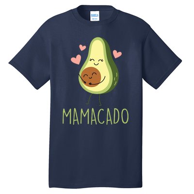 Mamacado Funny Avocado Mom Gifts For Pregnancy Announcement Tall T-Shirt