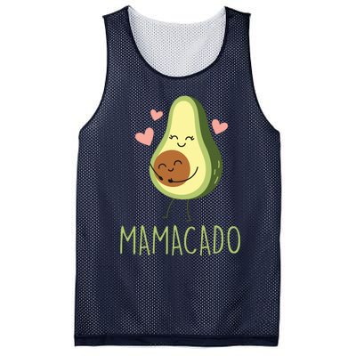 Mamacado Funny Avocado Mom Gifts For Pregnancy Announcement Mesh Reversible Basketball Jersey Tank