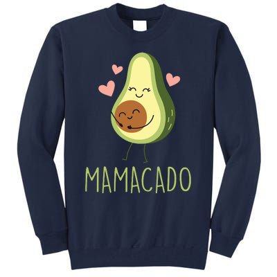 Mamacado Funny Avocado Mom Gifts For Pregnancy Announcement Tall Sweatshirt