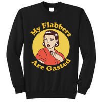 My Flabbers Are Gasted Flabbergasted Funny Retro Woman Sweatshirt