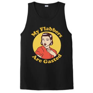 My Flabbers Are Gasted Flabbergasted Funny Retro Woman PosiCharge Competitor Tank