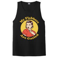 My Flabbers Are Gasted Flabbergasted Funny Retro Woman PosiCharge Competitor Tank