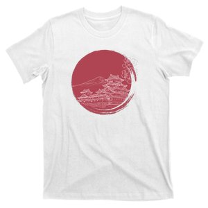 Mount Fuji And Japan Art T-Shirt