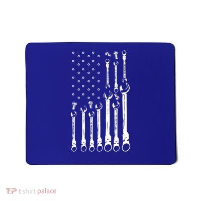 Mechanic Flag American Patriotic Flag Car Mechanic USA Flag Mousepad