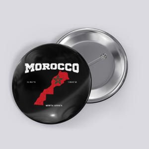 Morocco Flag And Map Moroccan Coordinates Button