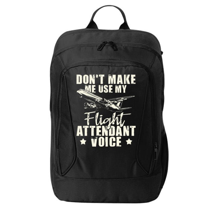 My Flight Attendant Voice Aviation Stewardess Plane Pilot City Backpack