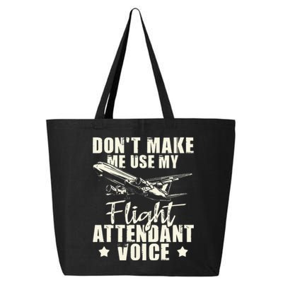 My Flight Attendant Voice Aviation Stewardess Plane Pilot 25L Jumbo Tote