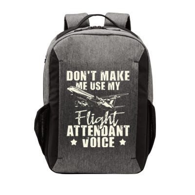 My Flight Attendant Voice Aviation Stewardess Plane Pilot Vector Backpack