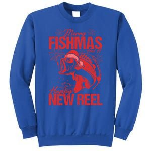 Merry Fishmas And Happy New Reel Fishing Christmas New Year Gift Sweatshirt