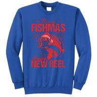 Merry Fishmas And Happy New Reel Fishing Christmas New Year Gift Sweatshirt