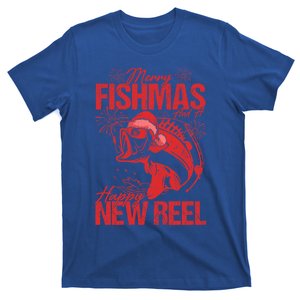 Merry Fishmas And Happy New Reel Fishing Christmas New Year Gift T-Shirt