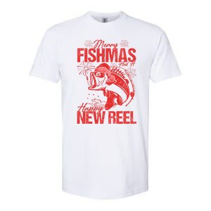 Merry Fishmas And Happy New Reel Fishing Christmas New Year Gift Softstyle CVC T-Shirt