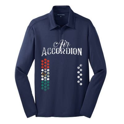 Mexican Flag Air Accordion Flag Of Mexico Fiesta Silk Touch Performance Long Sleeve Polo