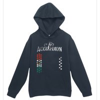 Mexican Flag Air Accordion Flag Of Mexico Fiesta Urban Pullover Hoodie