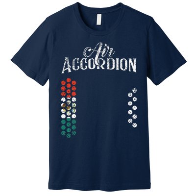 Mexican Flag Air Accordion Flag Of Mexico Fiesta Premium T-Shirt