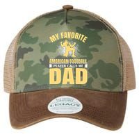 My Favorite American Football Player Calls Me Dad Legacy Tie Dye Trucker Hat