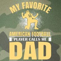 My Favorite American Football Player Calls Me Dad Legacy Tie Dye Trucker Hat