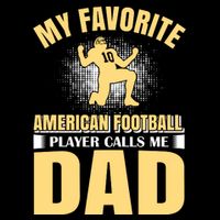 My Favorite American Football Player Calls Me Dad Visor