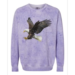 Majestic Flying American Bald Eagle Colorblast Crewneck Sweatshirt