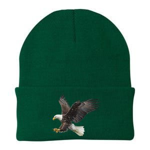 Majestic Flying American Bald Eagle Knit Cap Winter Beanie