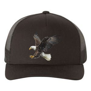 Majestic Flying American Bald Eagle Yupoong Adult 5-Panel Trucker Hat