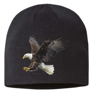 Majestic Flying American Bald Eagle Sustainable Beanie