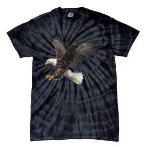 Majestic Flying American Bald Eagle Tie-Dye T-Shirt