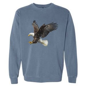 Majestic Flying American Bald Eagle Garment-Dyed Sweatshirt