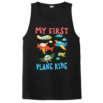 My First Airplane Ride Gift First Time Flying Gift PosiCharge Competitor Tank