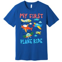 My First Airplane Ride Gift First Time Flying Gift Premium T-Shirt