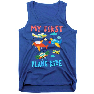 My First Airplane Ride Gift First Time Flying Gift Tank Top