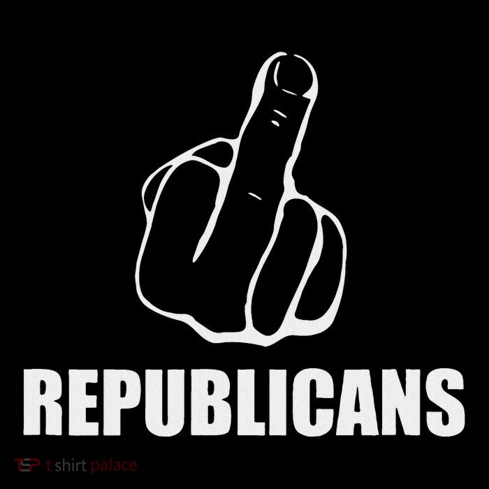 Middle Finger Anti Fuck Gop Pro Democrat Anti Republican Baby Bodysuit