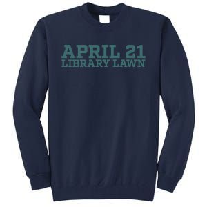 Marcus Freeman April 21 Library Lawn Tall Sweatshirt