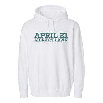 Marcus Freeman April 21 Library Lawn Garment-Dyed Fleece Hoodie