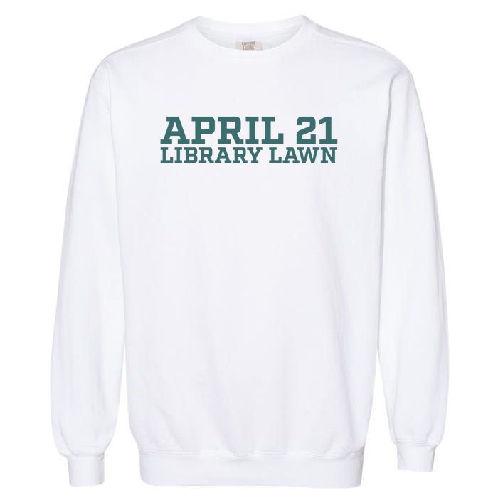 Marcus Freeman April 21 Library Lawn Garment-Dyed Sweatshirt