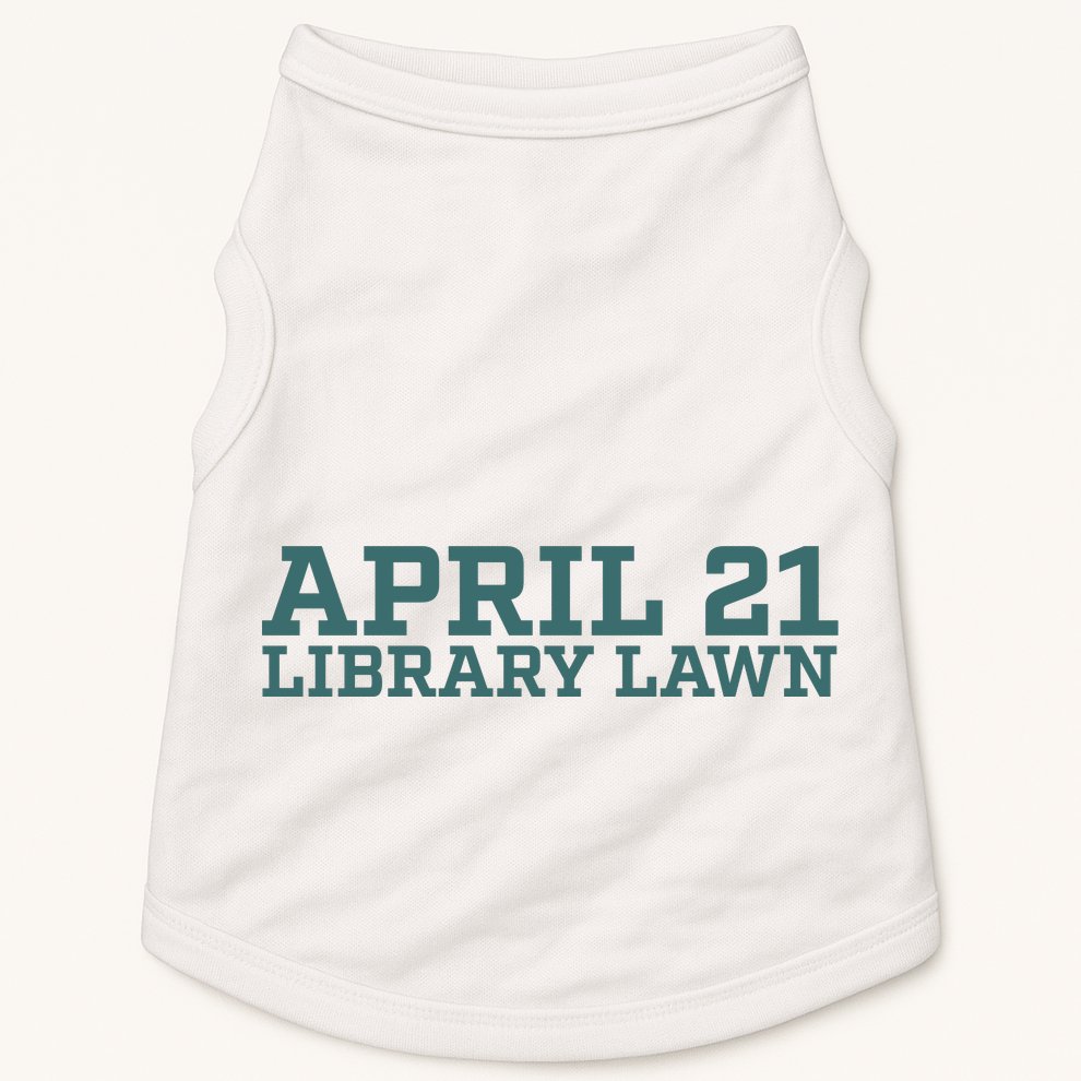 Marcus Freeman April 21 Library Lawn Doggie Tank